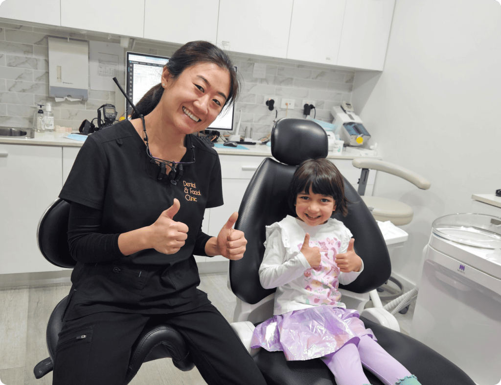 New teeth for patient